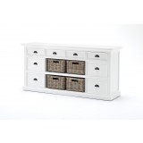 Nova Solo Halifax Kitchen Hutch Buffet- Base with Baskets Perspectives