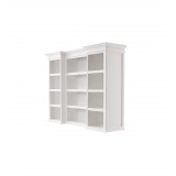 Nova Solo Kitchen Hutch Cabinet With 5 Doors 3 Drawers - Top Part  Angled