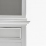 NovaSolo Halifax Buffet Hutch Unit with 8 Shelves