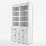 NovaSolo Halifax Buffet Hutch Unit with 8 Shelves