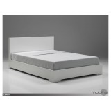Blanche King Bed High Gloss White
