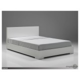 Blanche Queen Bed High Gloss White