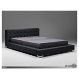 Fresca Queen Bed Charcoal Grey Fabric - Mat Only