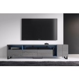Calligrapher TV Stand In Grey Oak - Lifestyle