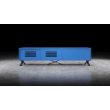 Influencer 75" TV Stand - Matte Blue - Opened
