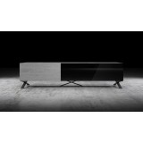 Influencer 75" TV Stand - Grey Oak - Lifestyle