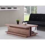 B-Modern DJ Coffee Table - Brown Front