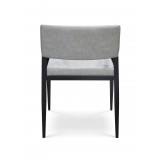 B-Modern Social Armchair  - Gray Black Back