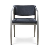 B-Modern Social Armchair  - Black Stainless