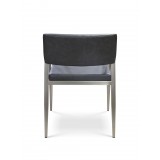 B-Modern Social Armchair - Black Stainless Back