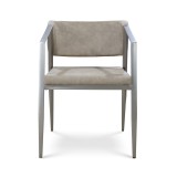 B-Modern Social Armchair  Tan Stainless Head on