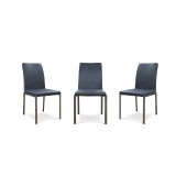 B-Modern Social Dining Chair - Gray Stainless Steel Group