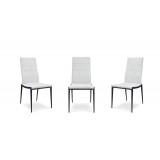 B-Modern Social Dining Chair - Distressed Light Gray Group