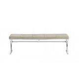 Savannah Bench Taupe - Front