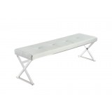 Savannah Bench White - Angled