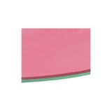 Bellini Modern Living Bolt Glass Top Side Table - Pink Glass Top
