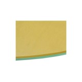 Bellini Modern Living Bolt Glass Top Side Table - Yellow Glass Top