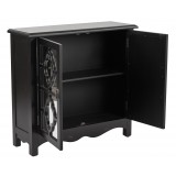 Bayview Storage Console - Opened - Black