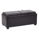 Bedford Storage Ottoman - Espresso
