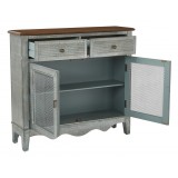 Lambert Storage Console - Opened - Grey