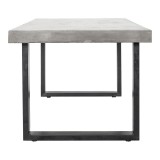 Moe's Home Collection Jedrik Outdoor Dining Table Small - Side View