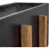Atlantic Rectangular Planter - Planter Edge Close-Up