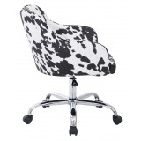 Bristol Task Chair - Black and White spots
