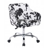 Bristol Task Chair - Black and White spots