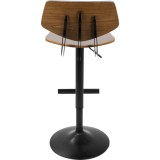 Lumisource Apex Adjustable Barstool - Rear