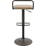 Lumisource Beta Industrial Barstool - Set of 2 - Rear