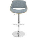 LumiSource Fabrizzi Barstool - BLUE - Front