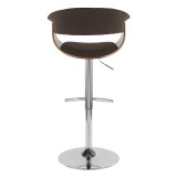  LumiSource Vintage Mod Barstool - ESPRESSO - Rear