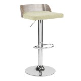 LumiSource Maya Barstool - LIGHT GREEN - Perspective