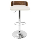 LumiSource Maya Barstool - CREAM - Front