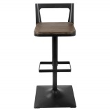 LumiSource Samurai Barstool - BLACK - Front
