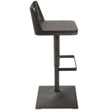 LumiSource Samurai Barstool - ANTIQUE - Side