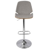 LumiSource Serena Barstool - GREY - Front