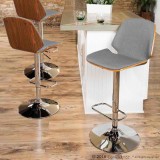 LumiSource Serena Barstool - GREY - Swatch