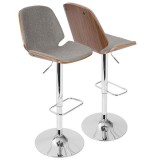 LumiSource Serena Barstool - GREY