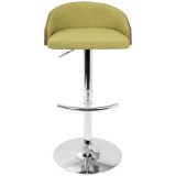LumiSource Shiraz Barstool - GREEN - Front
