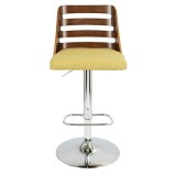 LumiSource Trevi Barstool - GREEN - Front