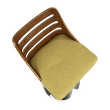 LumiSource Trevi Barstool - GREEN - Top