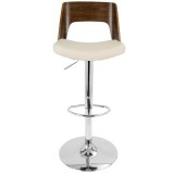 LumiSource Valencia Barstool - CREAM - Front