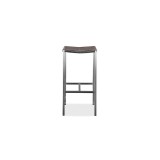 Whiteline Modern Living Stone Backless Outdoor Barstool - Set of 4