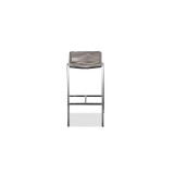Whiteline Modern Living Stone Outdoor Barstool - Set of 4