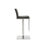 Whiteline Modern Living Clay Barstool - Grey - Side