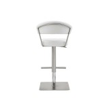 Whiteline Modern Living Maureen Barstool - White - Rear