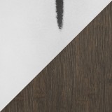 LumiSource Clara Round Bar Table - White + Espresso