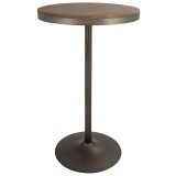 LumiSource Dakota Bar Table - Antique