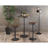LumiSource Dakota Bar Table - Grey